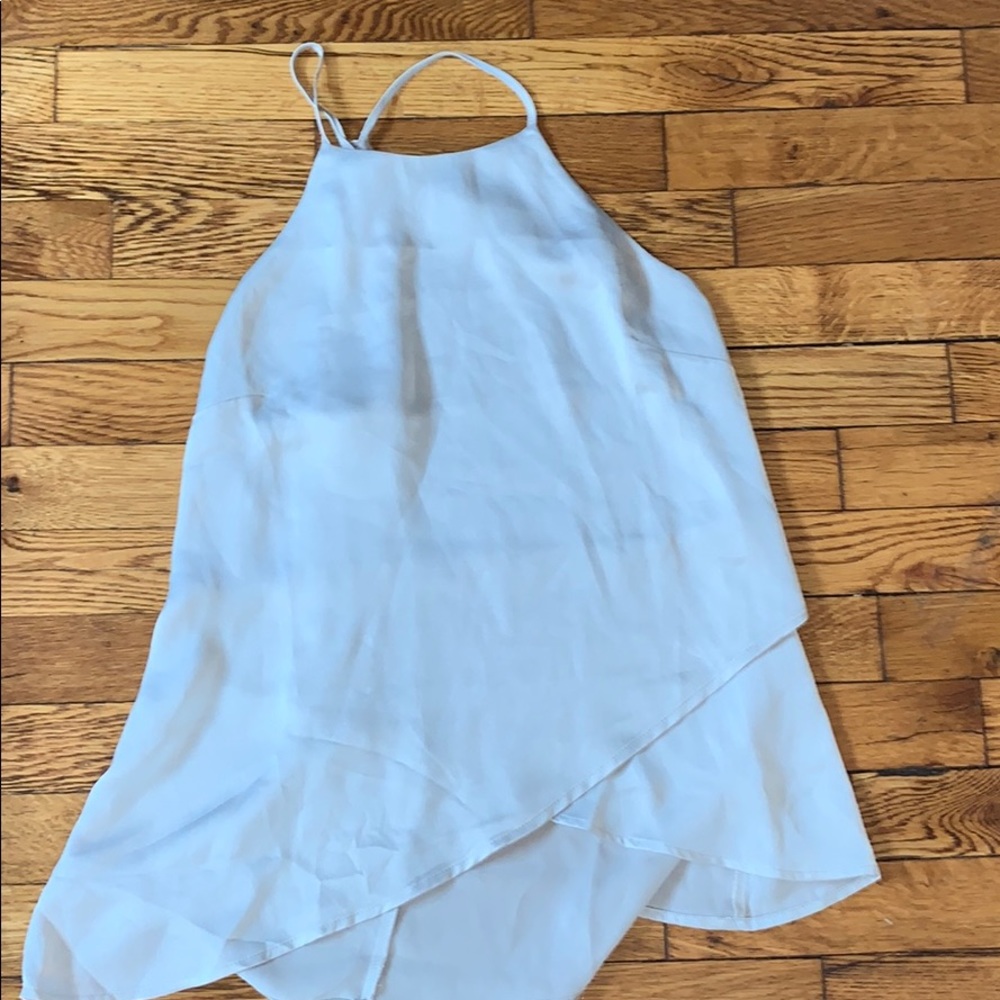 Halter silk top